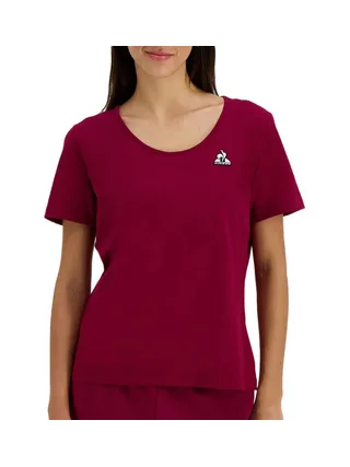 T-Shirt Bordeaux Femme Le Coq Sportif Heritage 1