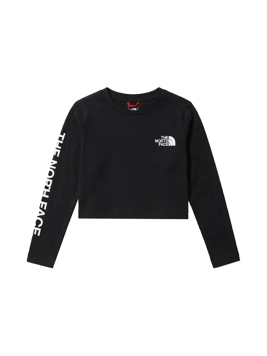 T-Shirt Manches Longues Noir Fille The North Face Croc 2
