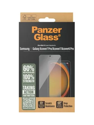 PanzerGlass ® Screen Protector Samsung Galaxy Xcover7 Pro | Xcover7 | Xcover6 Pro | Ultra-Wide Fit 3