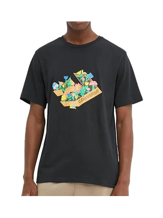 T-shirt Noir Homme Converse Outdoor Star 1