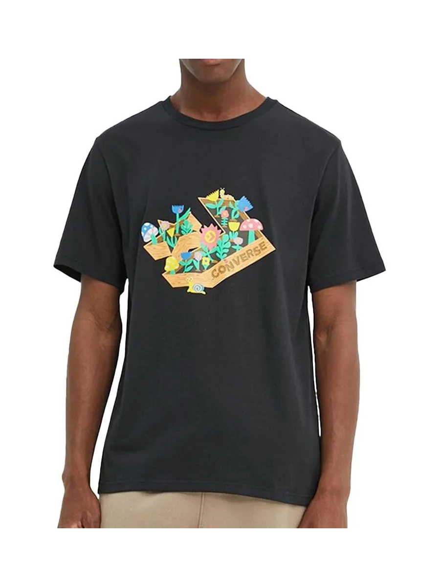 T-shirt Noir Homme Converse Outdoor Star 2