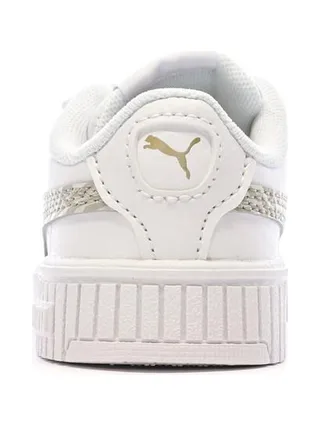Baskets Blanches/Beiges Fille Puma Carina 2.0 3