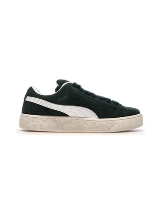 Baskets Vertes/Beiges Homme Puma Suede Xl Hairy 2