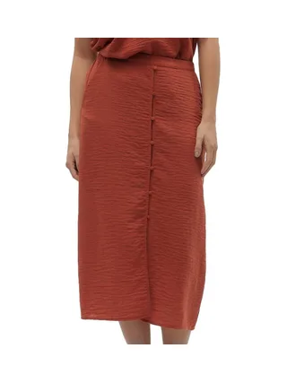 Jupe Rouge Femme Vero Moda Chris 1