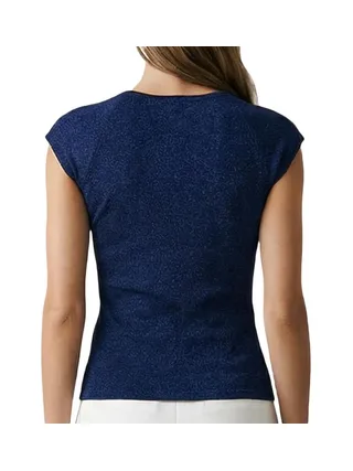 T-Shirt Marine Femme Morgan DIVALI 2
