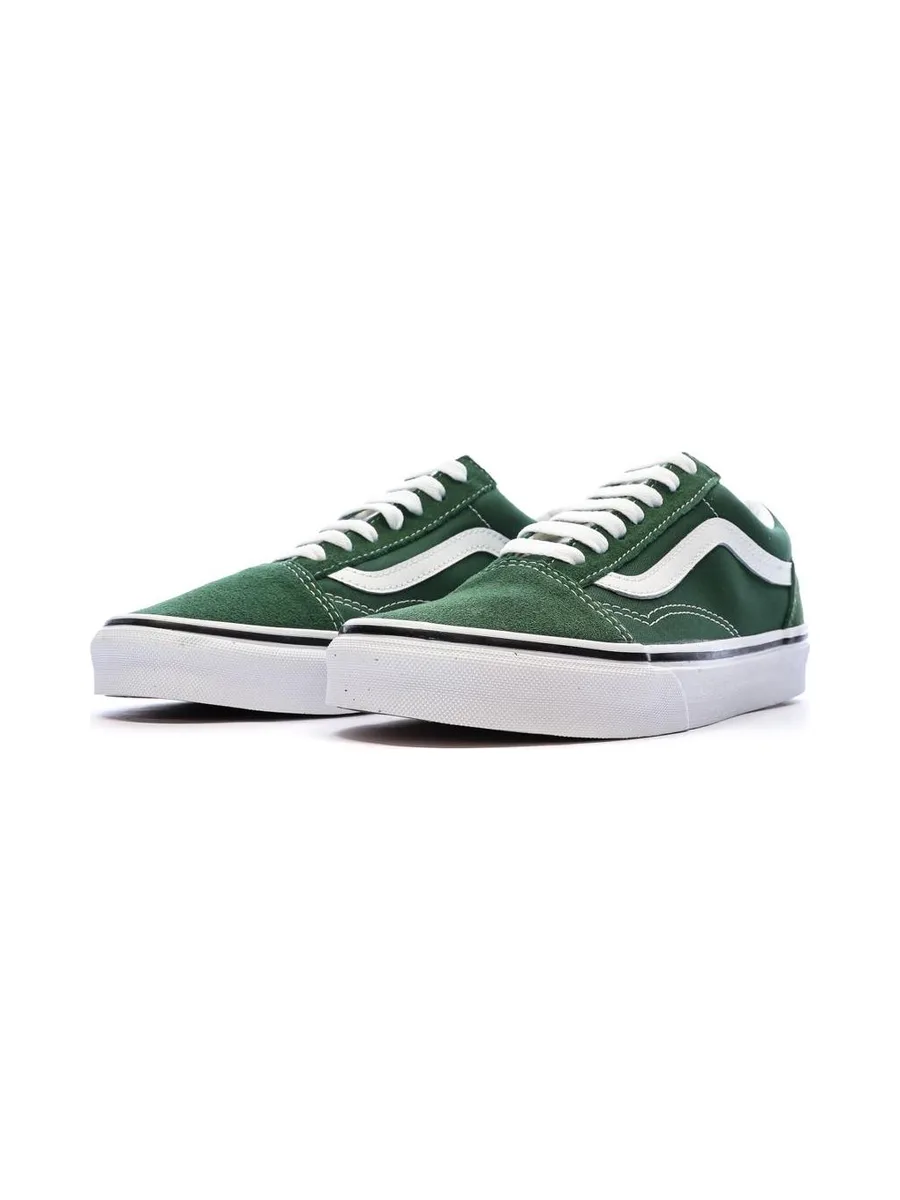 Baskets Vertes Homme Vans Old Skool Color 7