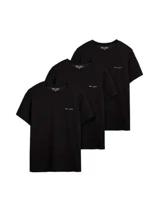 Lot de 3 T-shirts Noirs Homme Teddy Smith Cascade 1