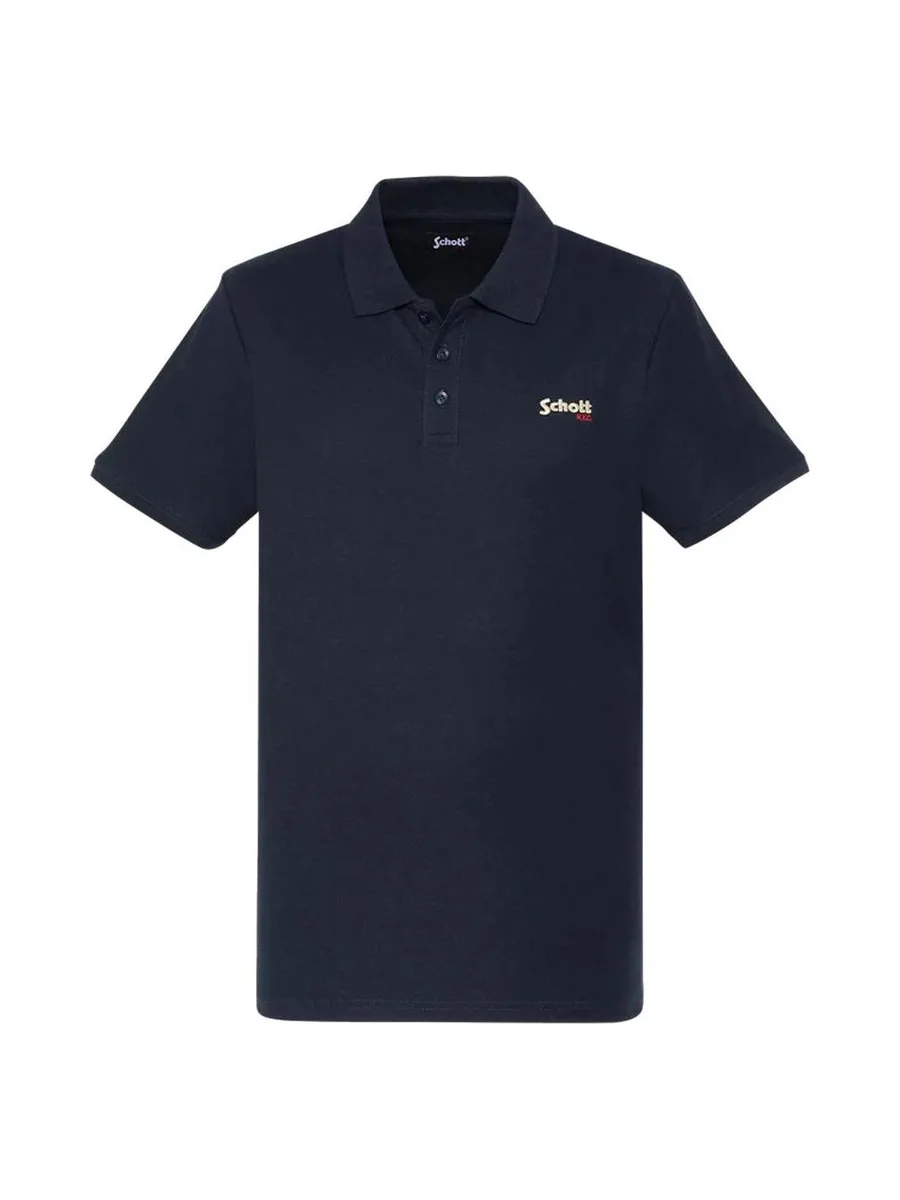 Polo Marine Homme Schott PS0022 2
