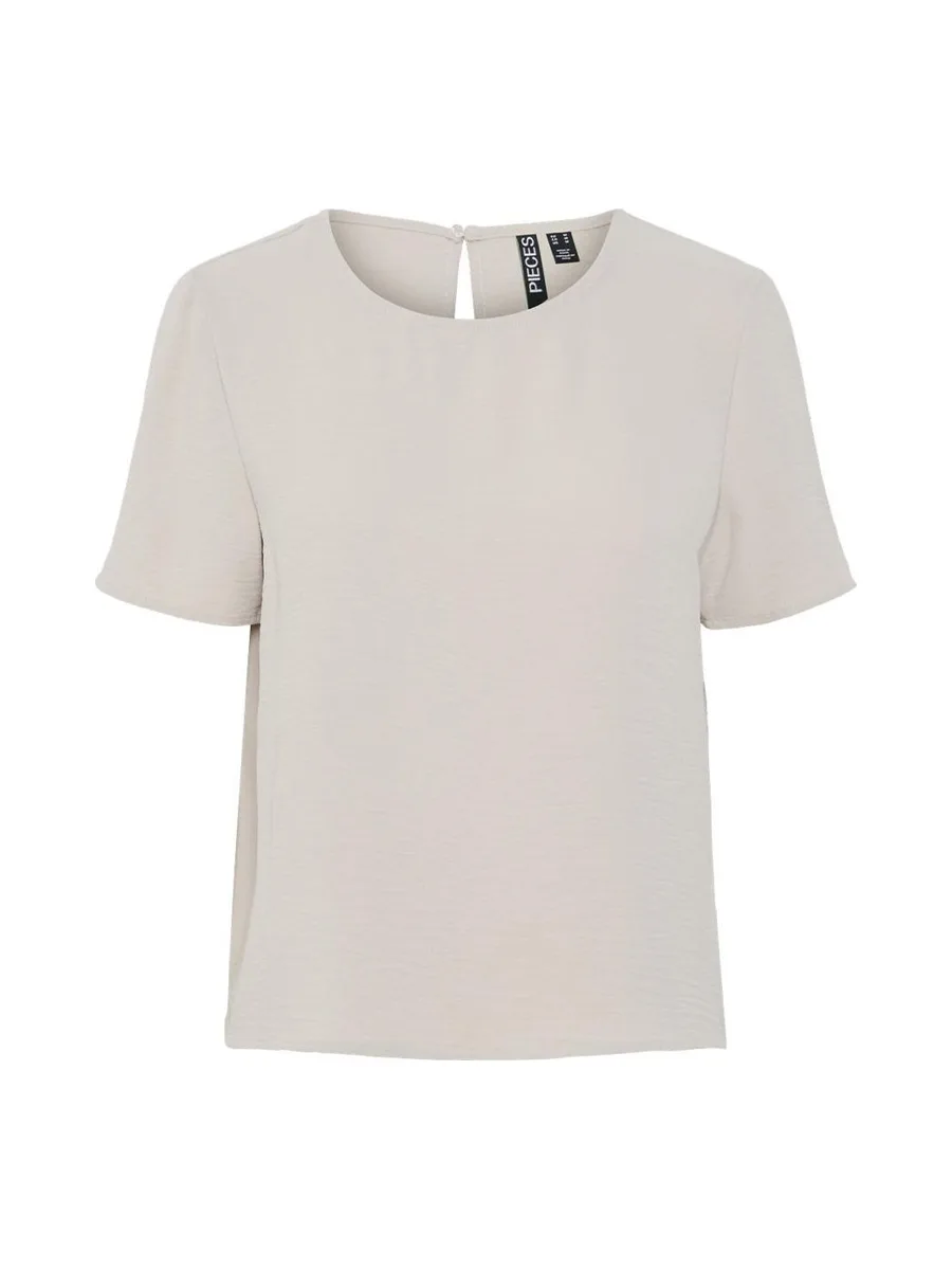 T-Shirt Beige Femme Pieces Pcanna 2