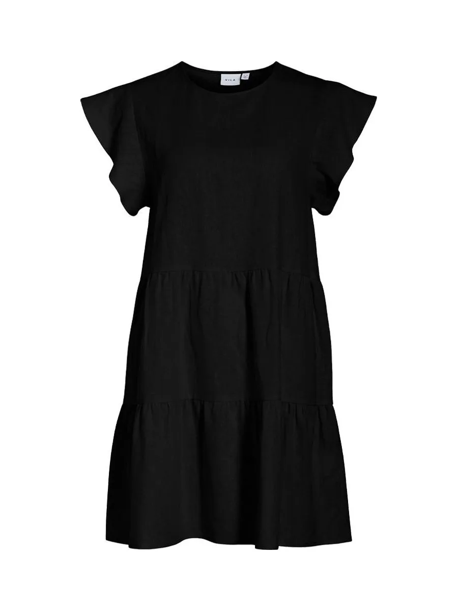 Robe Noir Femme Vila Visummer 1
