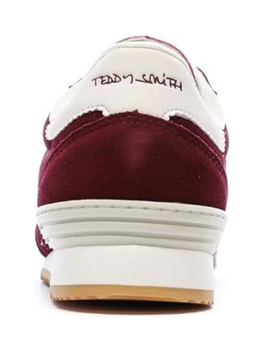 Baskets Bordeaux Femme Teddy Smith Sneakers 4
