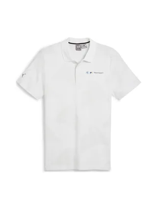 Polo Blanc Homme Puma Bmw Mms Jaquard 1