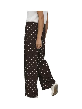 Pantalon fluide Beige/Marron à pois Femme JDY Ebbie 2
