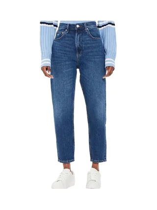 Jean Mom Bleu Femme Tommy Hilfiger DW0DW19244 1