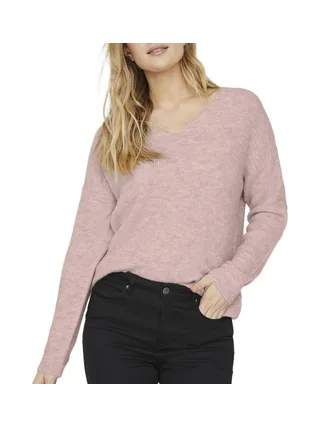 Pull Rose Femme Vero Moda Crewlefile 1