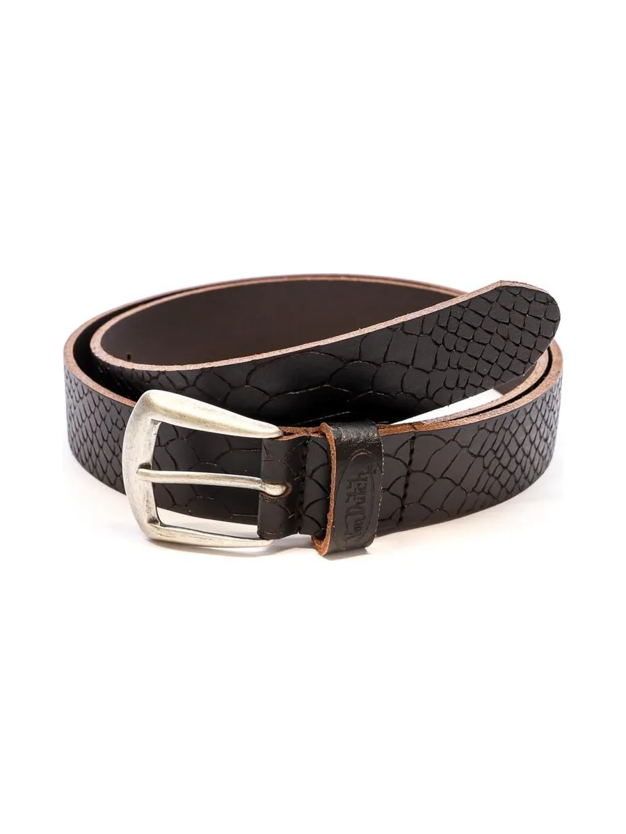 Ceinture Marron Foncé Femme Von Dutch CATTYH 2