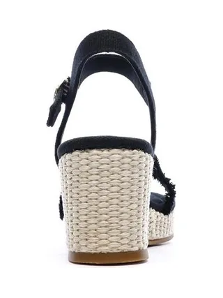 Sandales à Talons Noir Femme Tommy Hilfiger Wedgeee 3