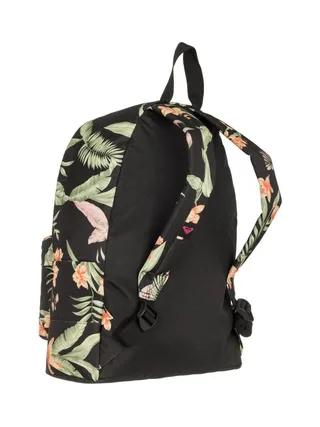 Sac à Dos Noir à Fleurs Femme Roxy Sugar Baby 2