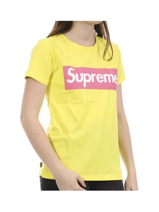 T-shirt Jaune Femme Supreme Grip Sofy 1