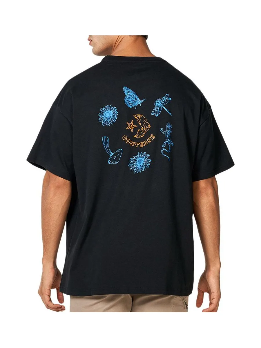 T-Shirt Noir Homme Converse Outdoor 3