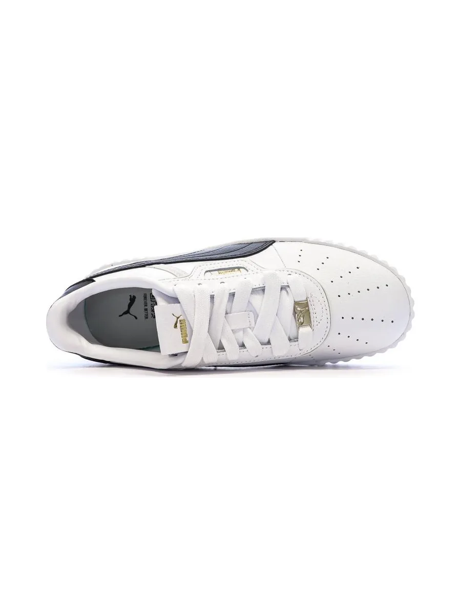 Baskets Blanc/Noir Femme Puma Carina 3.0 Luxe 5