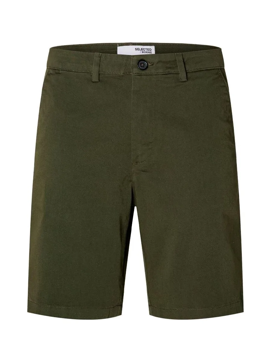 Short Kaki Homme Selected Slim 2