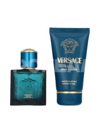 Versace Eros Pour Homme Giftset 80ml - Edt Spray 30ml/Bath & Shower Gel 50ml 2