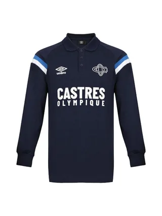 Polo Manches Longues Marine Homme Umbro Fan 1