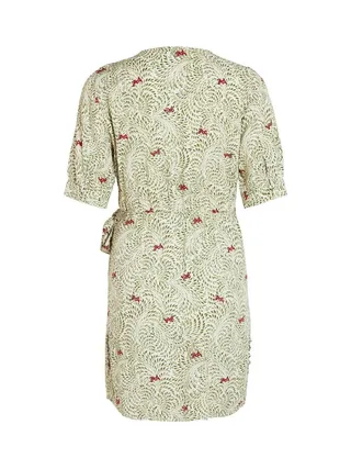 Robe Blanc/Vert Femme Vila Vielvire 2