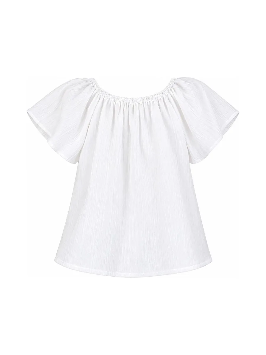 Blouse Blanche Bébé Fille P'tit Mome Pauline 3