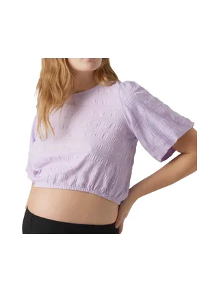 T-Shirt Mauve Femme Mamalicious Beau 1
