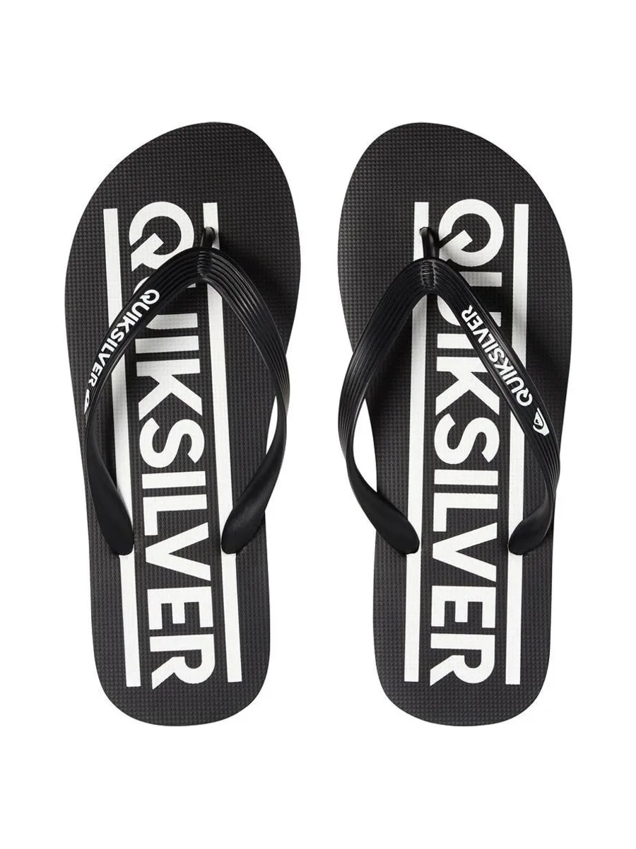 Tongs Noir Garçon Quiksilver Java 2