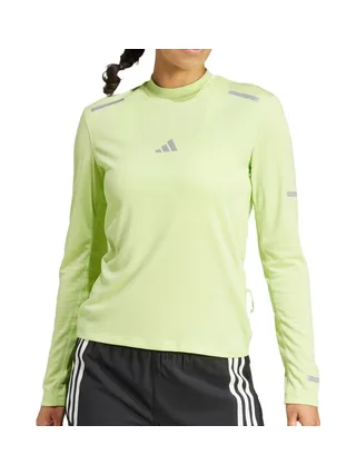 T-shirt Running réfléchissant Jaune Fluo Femme Adidas Ultimate 1