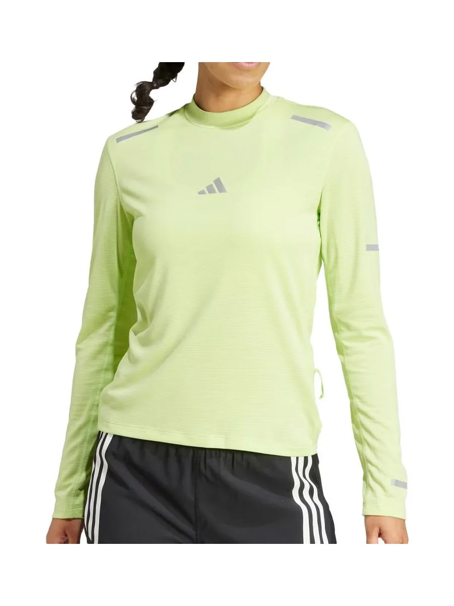 T-shirt Running réfléchissant Jaune Fluo Femme Adidas Ultimate 2
