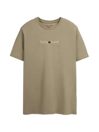 T-Shirt Beige Homme Teddy Smith Jim 1