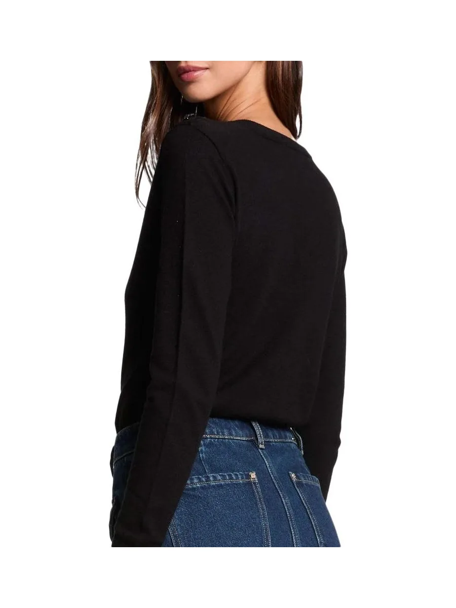 Pull Noir Femme Morgan MKISS 3