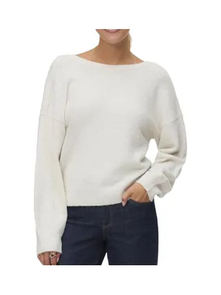 Pull Blanc Femme Vero Moda Mellie 1