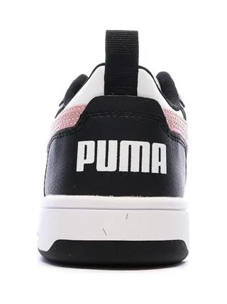 Baskets Blanc/Rose Femme Puma Rebound V6 Low 3