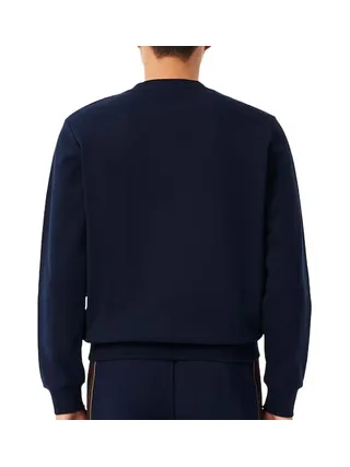 Sweat Marine/Blanc Homme Lacoste SH5498 2