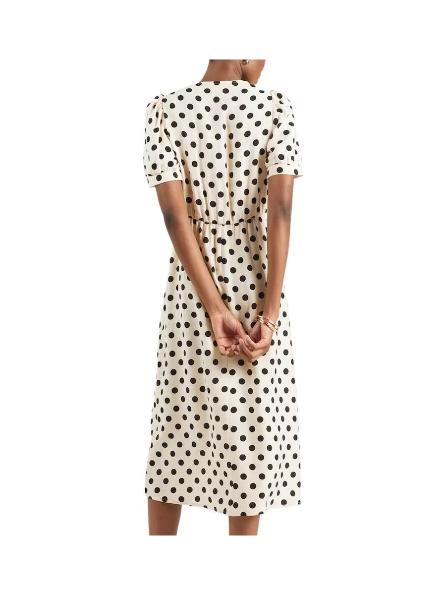 Robe Ecru à Pois Femme Morgan ROVITA 3