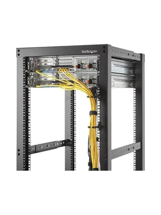 1U Rack Cable Management D-Ring 2