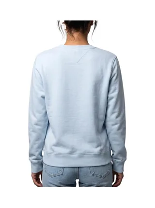 Sweat Bleu Clair Femme Tommy Hilfiger Flag Crew1 2