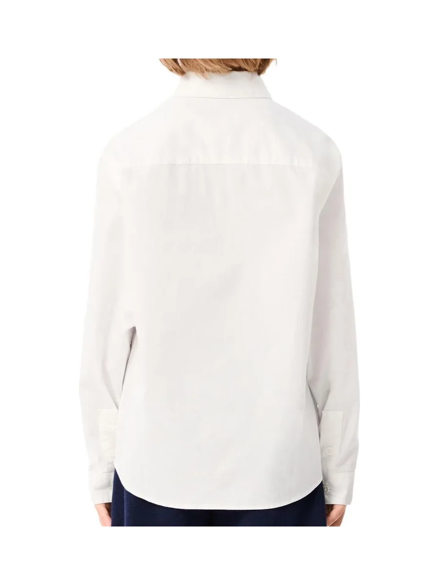 Chemise Blanche Garçon Lacoste Contrast 3