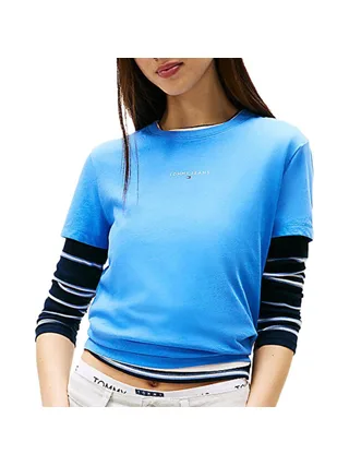 T-shirt Bleu Femme Tommy Hilfiger Tjw Reg 1