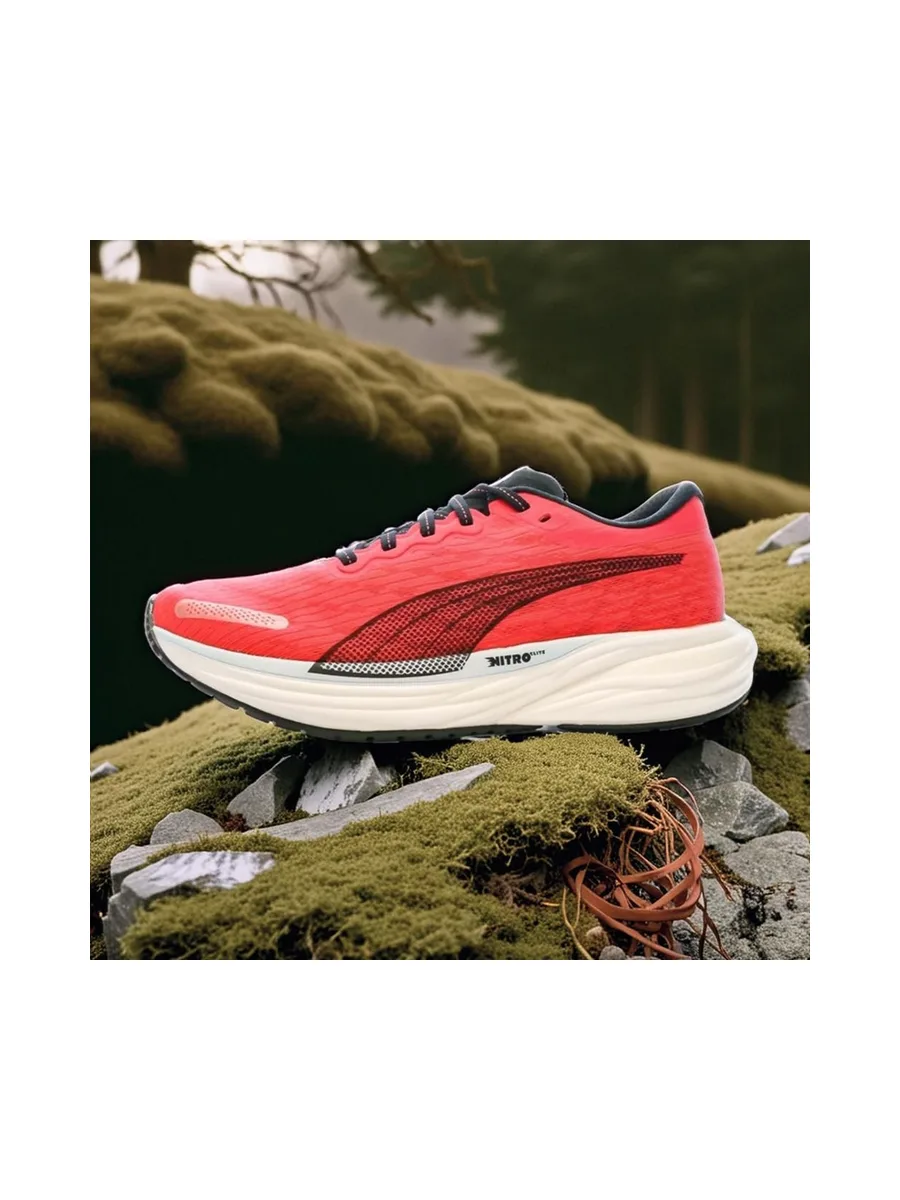 Chaussures de Running Rose Fuchsia Femme Puma Deviate Nitro 2 9