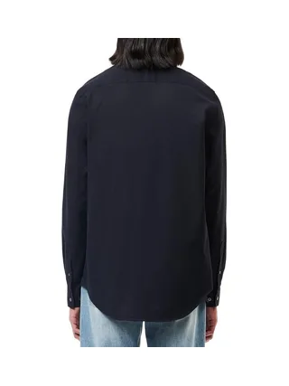 Chemise Noir Homme Lacoste Formal Shirts popeline 2