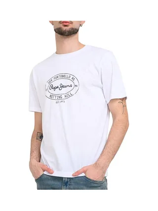 T-Shirt Blanc Homme Pepe jeans Originals 1