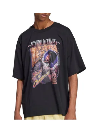 T-Shirt Noir Homme Adidas Graphic JY6297 1