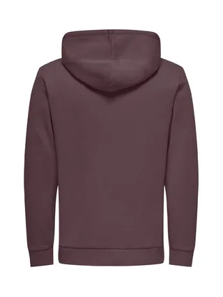 Sweat à capuche Prune Homme Only & Sons Hood 2