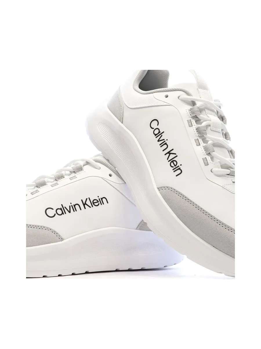Baskets Blanches/Gris Homme Calvin Klein Jeans Light Eva 8